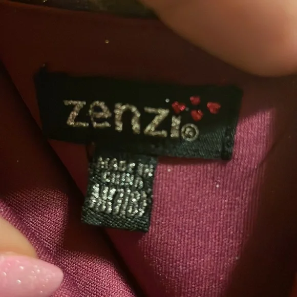 Burgundy Girl’s Dress - Picture 4 of 4